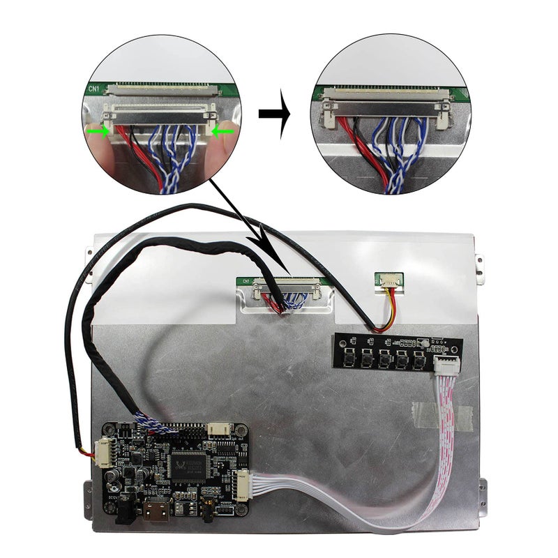 VSDISPLAY 10.4" 10.4 Inch 1024x768 600nit IPS LCD Screen VS104T-004A with Audio LCD Controller Board - Image 5
